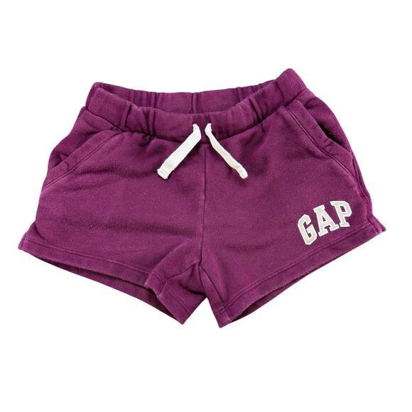 Gap Kids Purple Logo Shorts Girl's Size S / 6-7 - Picture 1 of 5